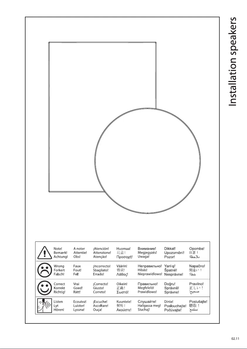 Page 1 de la notice Manuel utilisateur Jamo IC 408 FG II