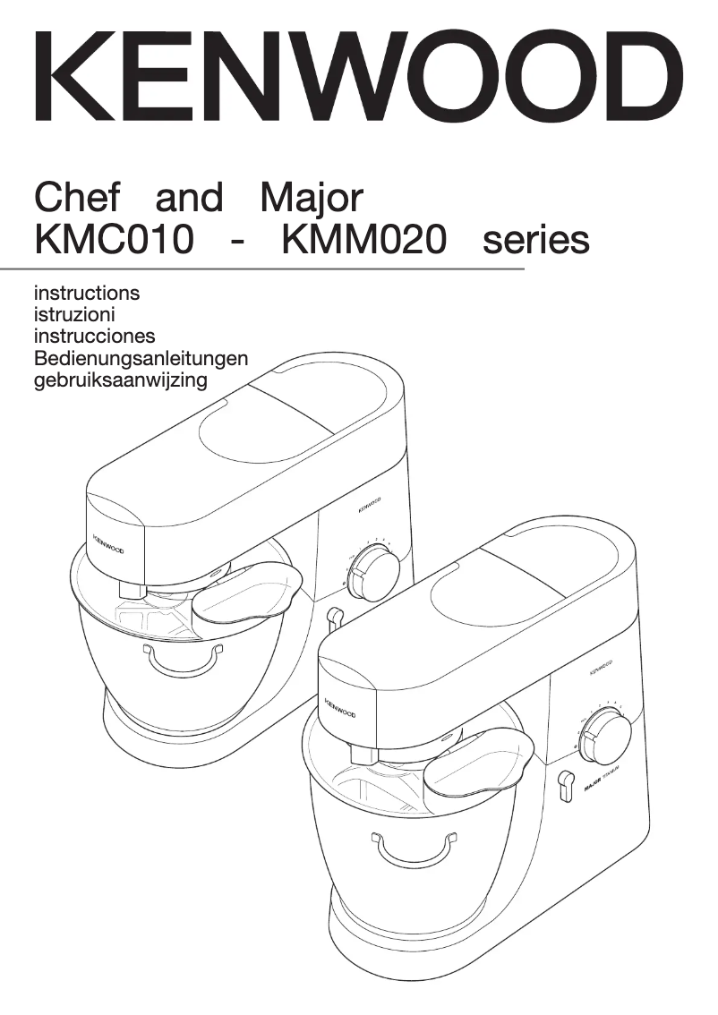 Page n°1 - Manuel utilisateur Kenwood KMC013
