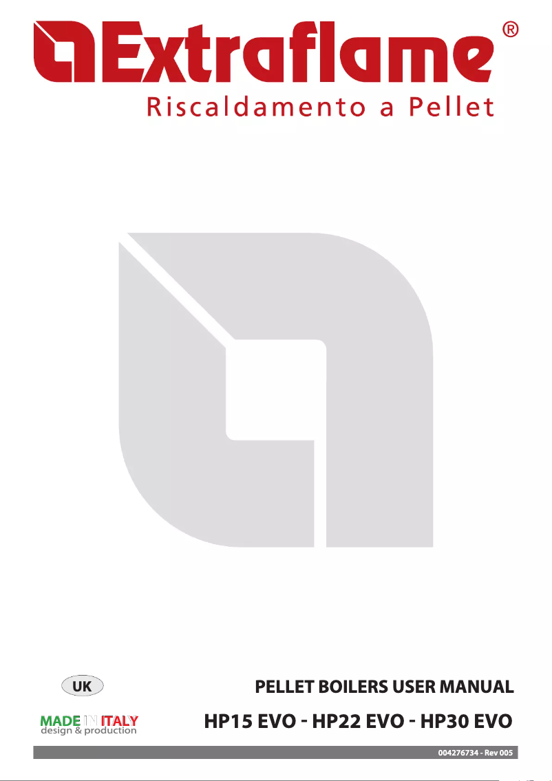 Página 1 del manual Manual de usuario La Nordica TermoPellet HP 22 Evo