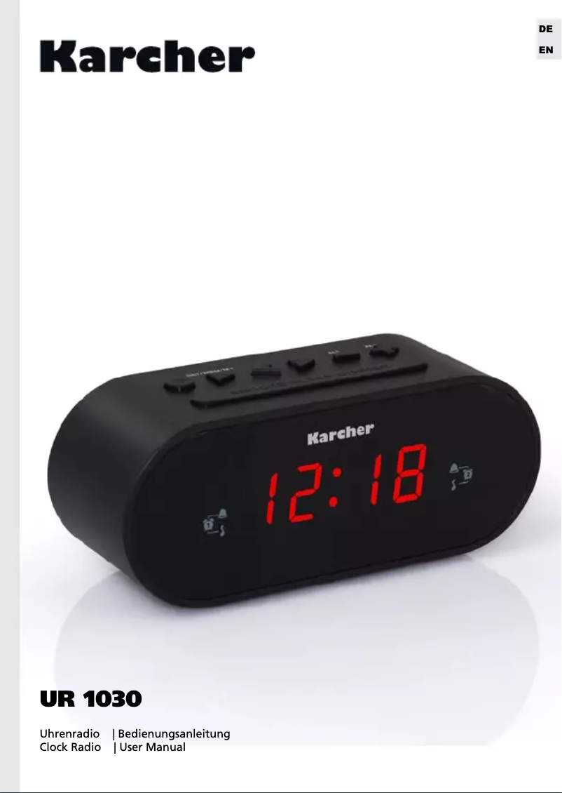 Página 1 del manual Manual de usuario Karcher Audio UR 1030