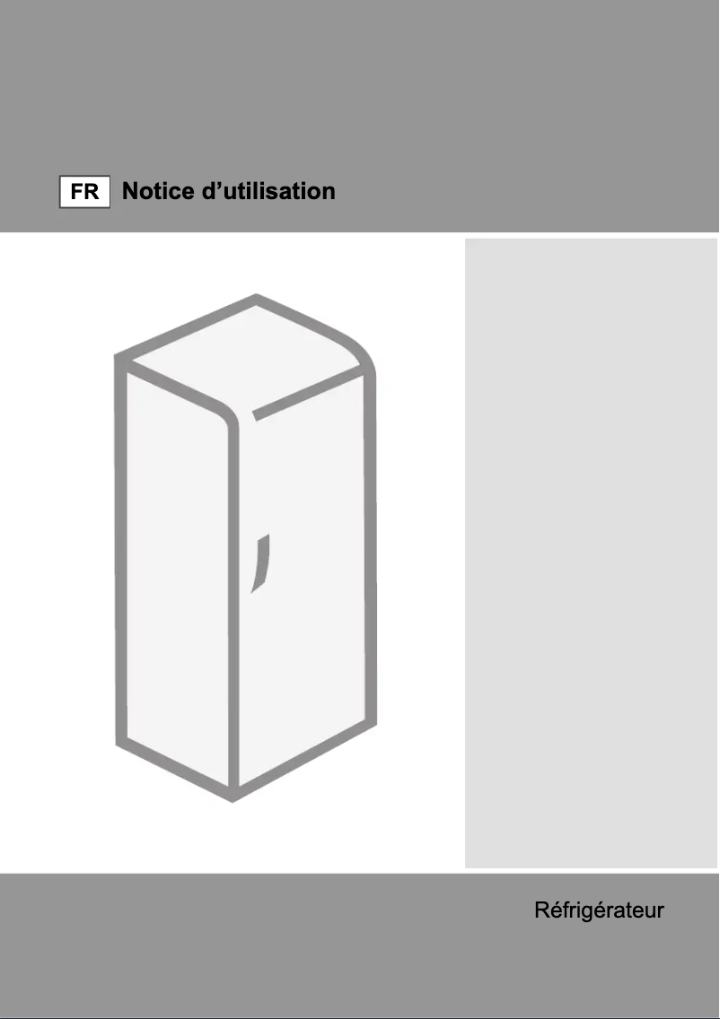 Image de la première page du manuel de l'appareil RI4181BW