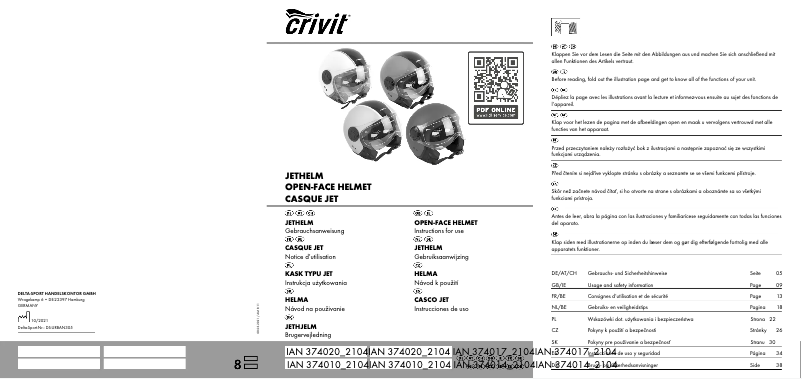Page n°1 - Manuel utilisateur Crivit IAN 306772