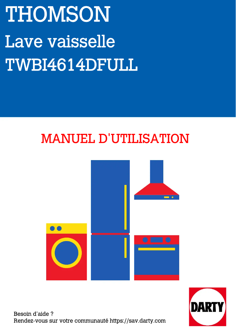 Image de la première page du manuel de l'appareil TWBI4614DFULL