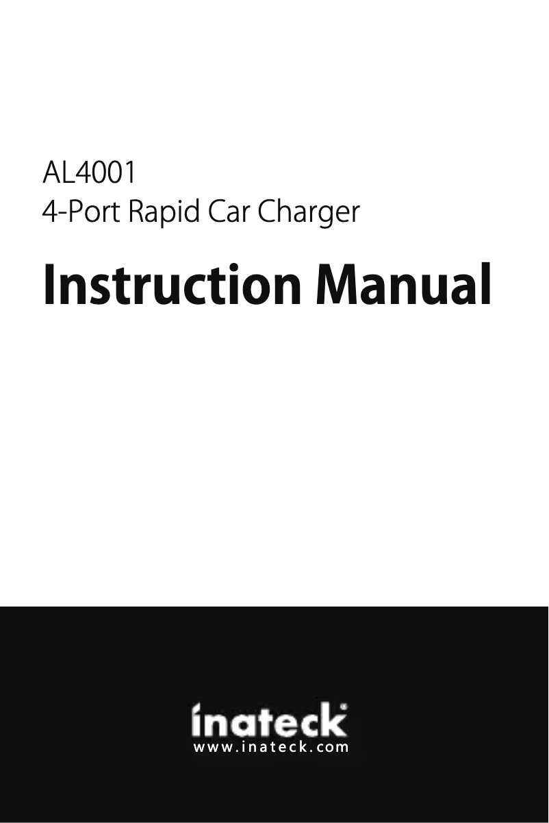 Page n°1 - Manuel utilisateur Inateck AL4001