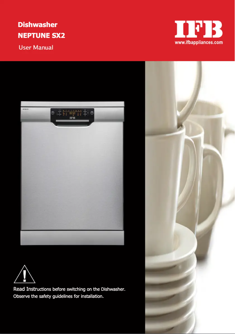 Page 1 de la notice Manuel utilisateur IFB Neptune SX2