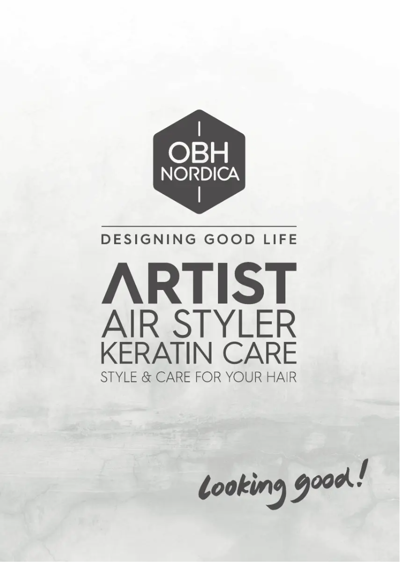 Image de la première page du manuel de l'appareil Artist Keratin Care Hot Air Styler 3545