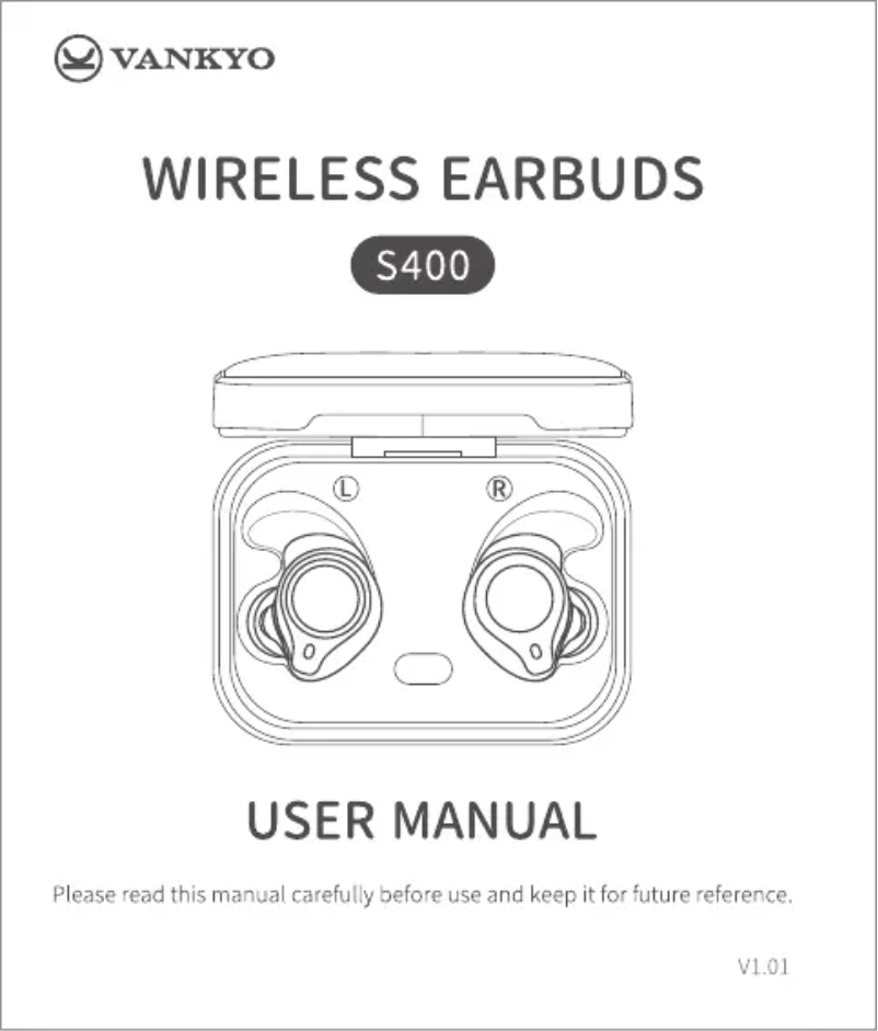 Page 1 de la notice Manuel utilisateur Vankyo S400