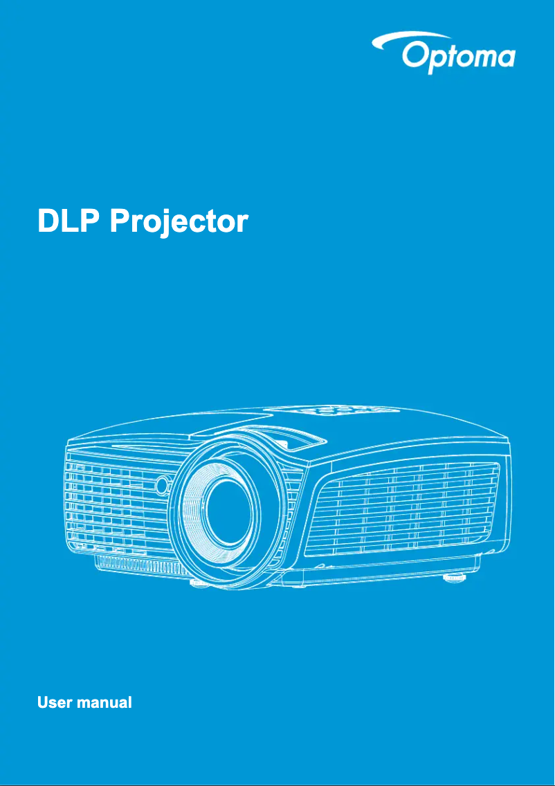 Page 1 de la notice Manuel utilisateur Optoma EH415ST