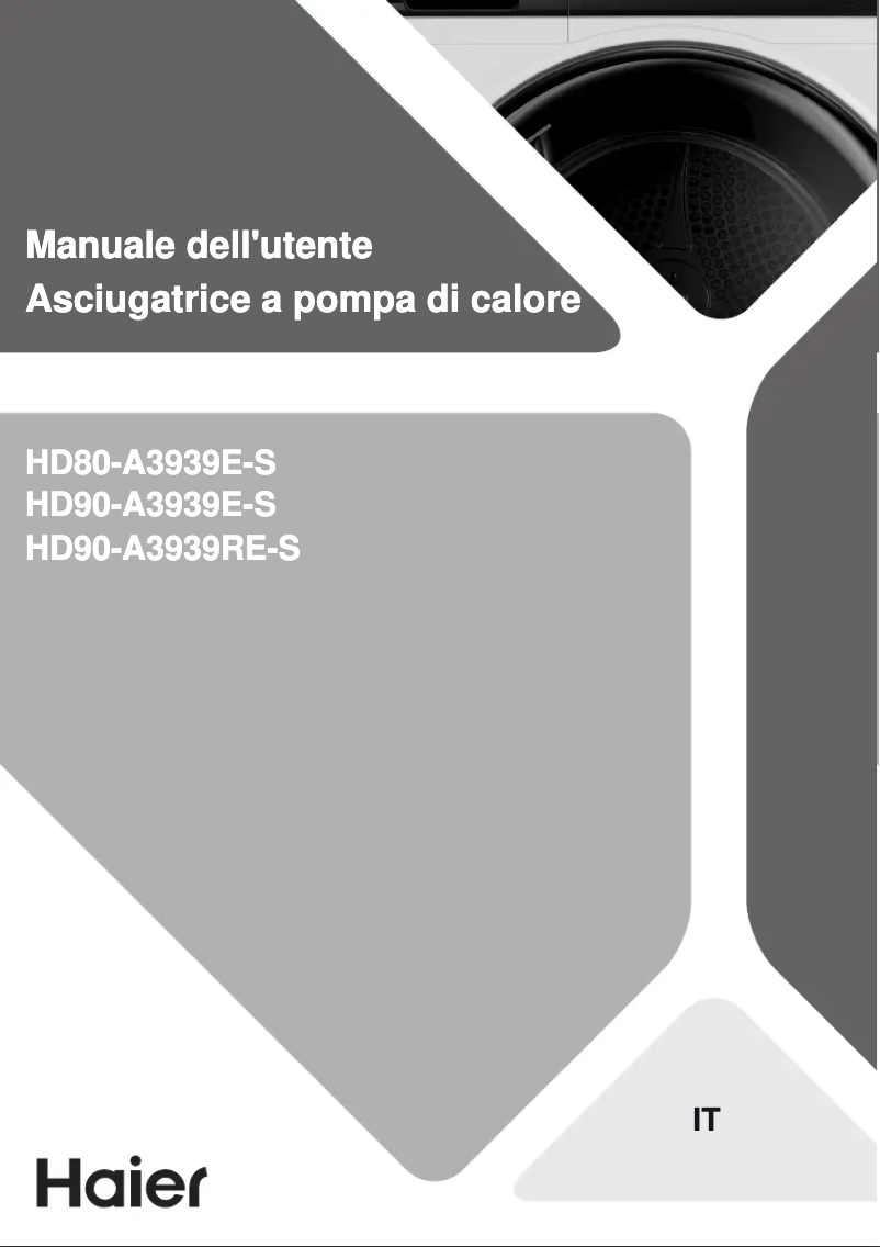 Image de la première page du manuel de l'appareil HD90-A3939RE