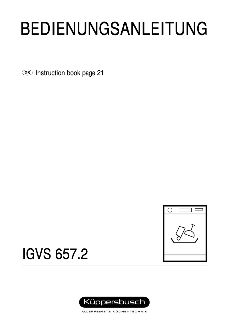 Image de la première page du manuel de l'appareil IGVS 657.2