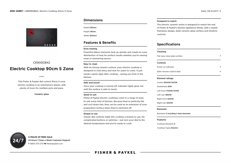 Image de la première page du manuel de l'appareil CE905CBX2