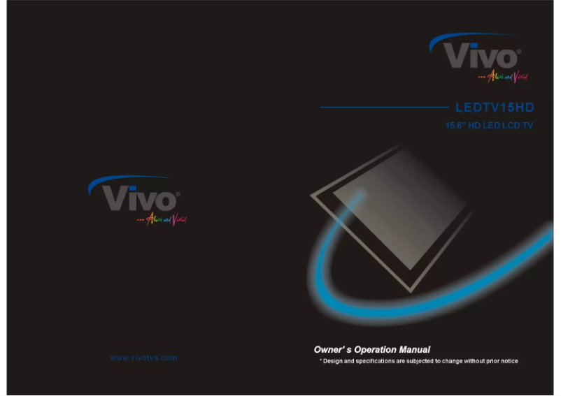 Image de la première page du manuel de l'appareil LEDTV15HD