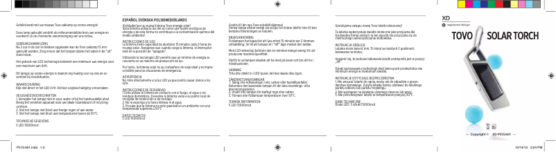 Page 1 de la notice Manuel utilisateur XD-Design P513.601