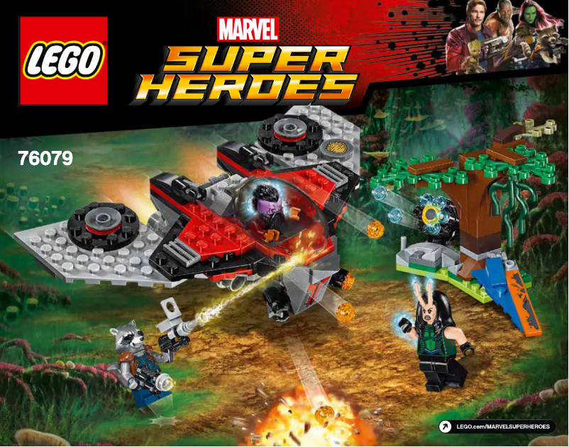 Page 1 de la notice Manuel utilisateur Lego Marvel Super Heroes 76079