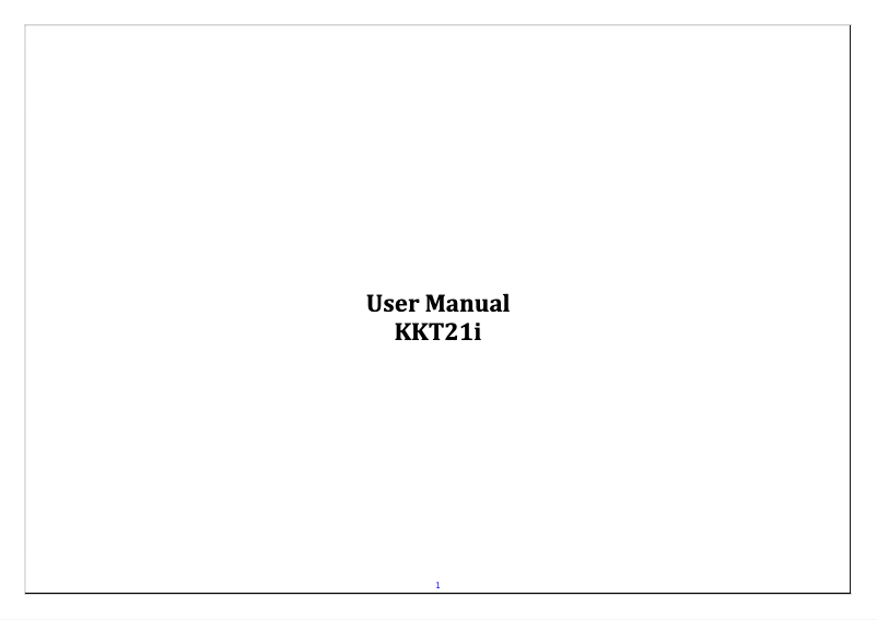 Page 1 de la notice Manuel utilisateur Lava KKT 21i