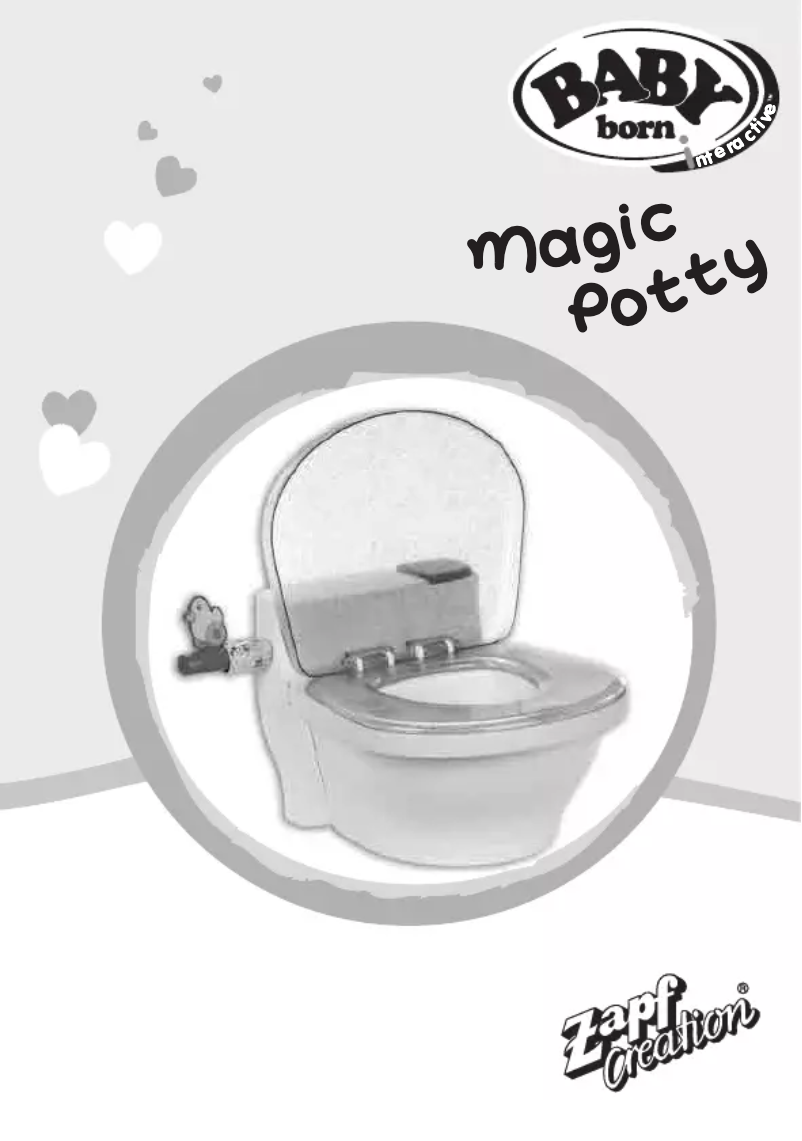 Page 1 de la notice Manuel utilisateur BABY born Interactive Potty Experience