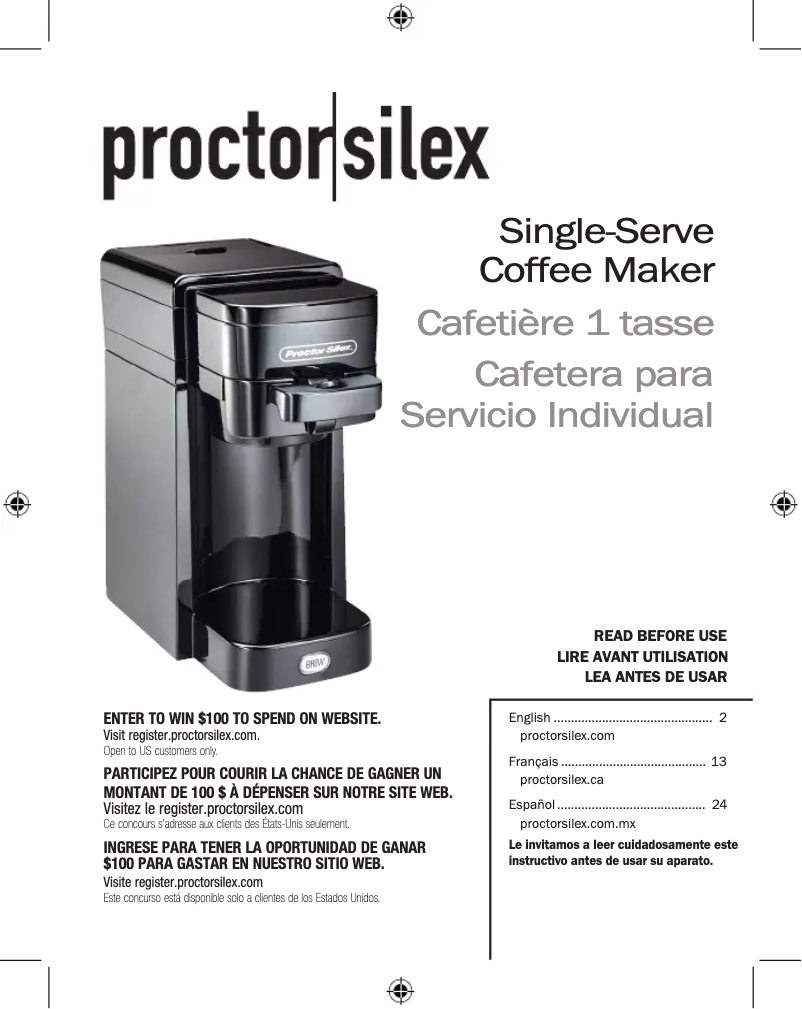 Image de la première page du manuel de l'appareil 49961PS