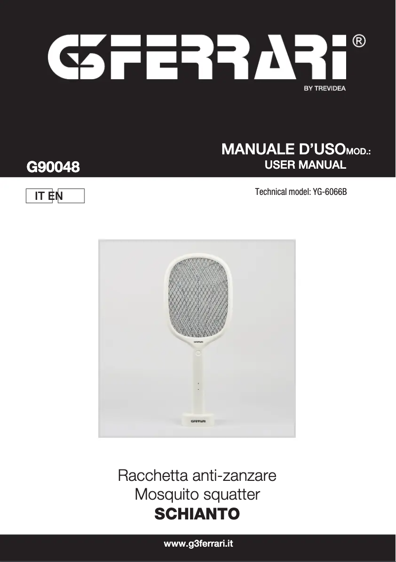 Page n°1 - Manuel utilisateur G3 Ferrari Schianto G90048