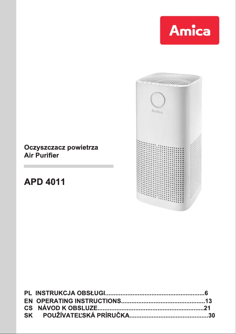 Image de la première page du manuel de l'appareil APD 4011