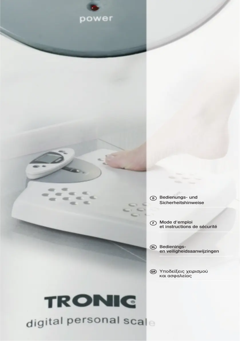 Page 1 de la notice Manuel utilisateur Tronic KH 88 R