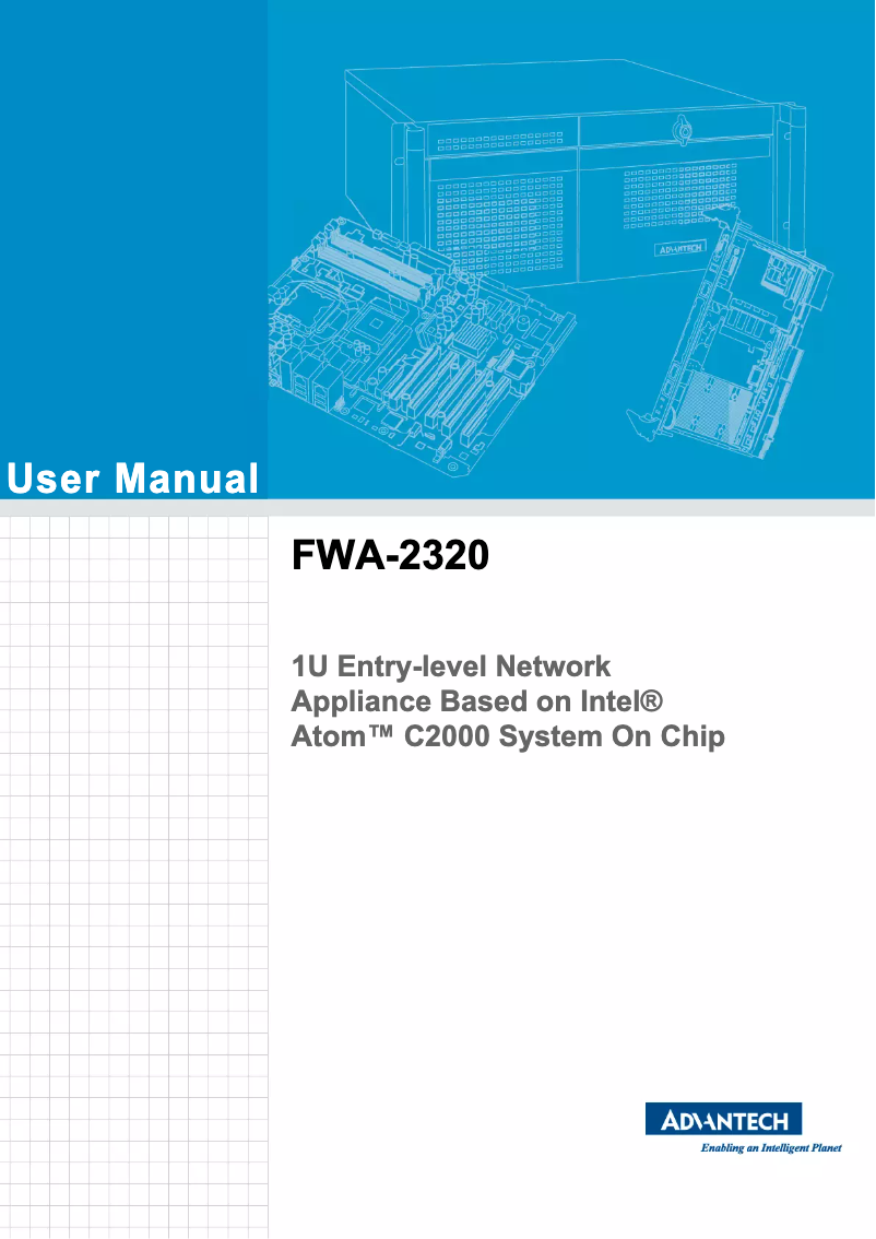 Image de la première page du manuel de l'appareil FWA-2320