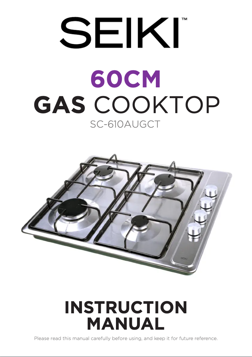 Page 1 de la notice Manuel utilisateur Seiki SC-610AUGCT