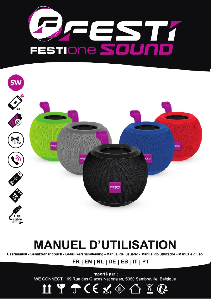 Page n°1 - Manuel utilisateur Festi Sound FESTI ONE