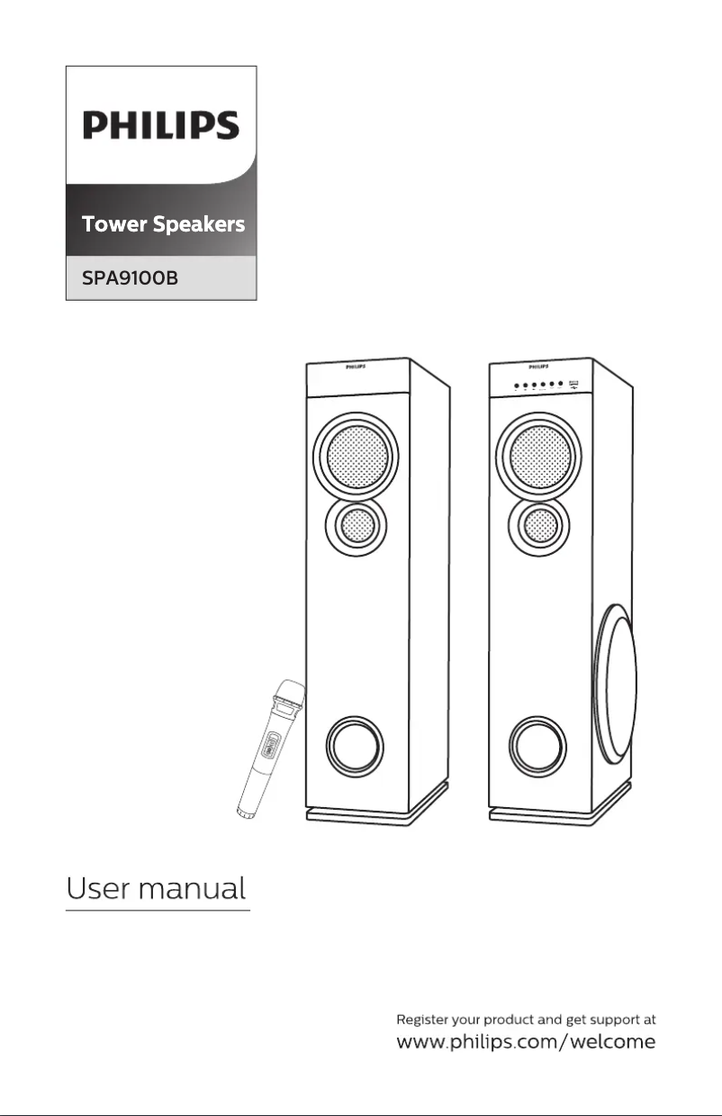 Image de la première page du manuel de l'appareil SPA9100B