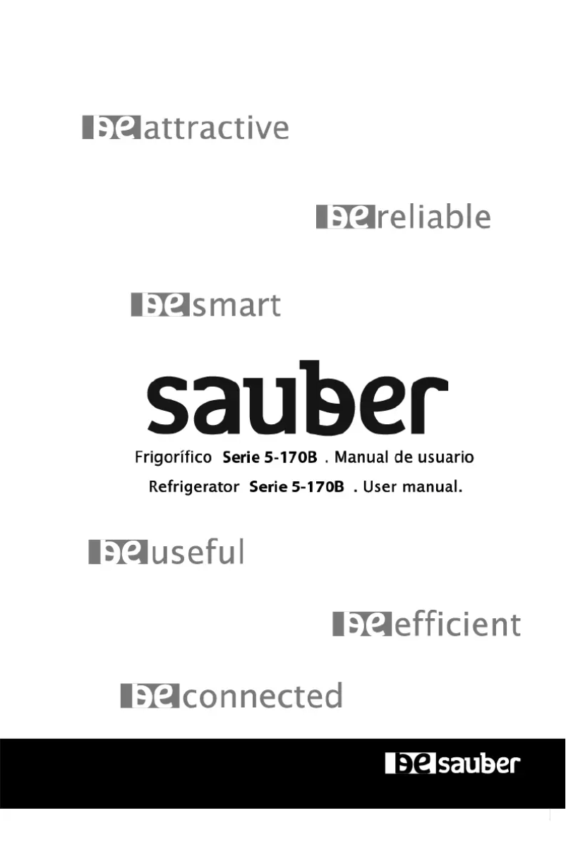 Page n°1 - Manuel utilisateur Sauber SERIE 5-170I