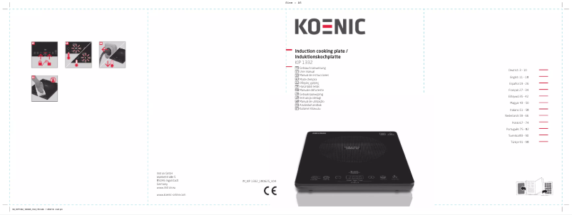 Page 1 de la notice Manuel utilisateur Koenic KIP 1332