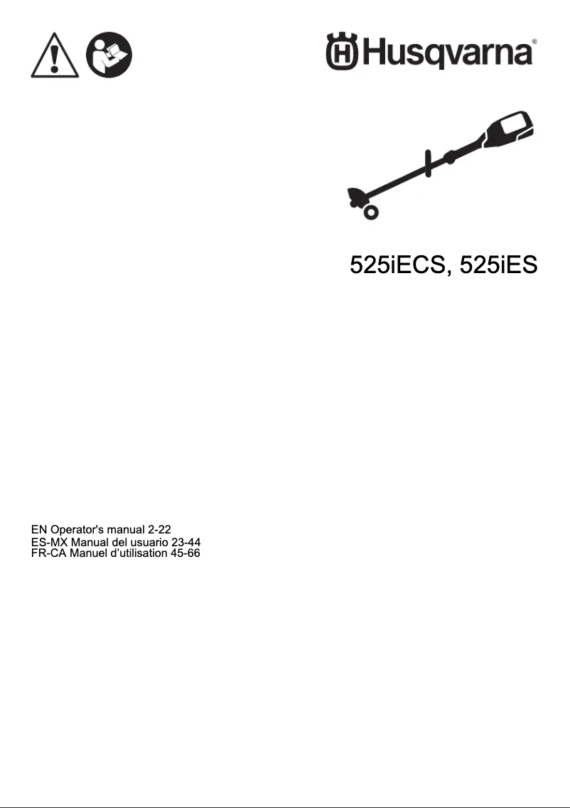 Image de la première page du manuel de l'appareil 525iECS