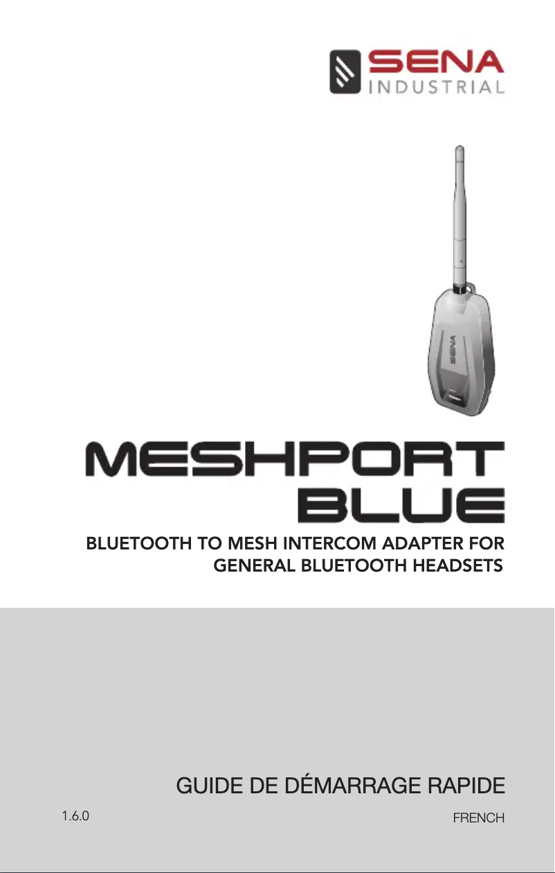 Page n°1 - Manuel utilisateur Sena MeshPort Blue