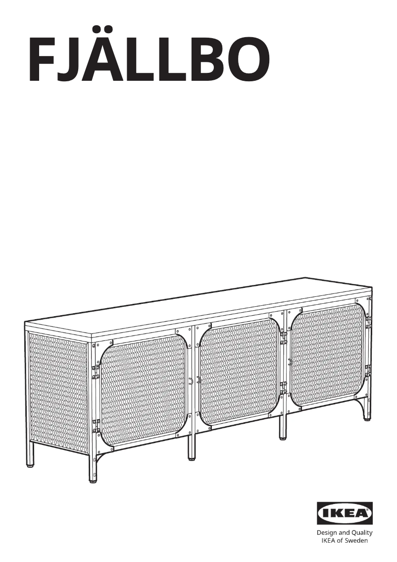 Image de la première page du manuel de l'appareil FJÄLLBO 605.664.39