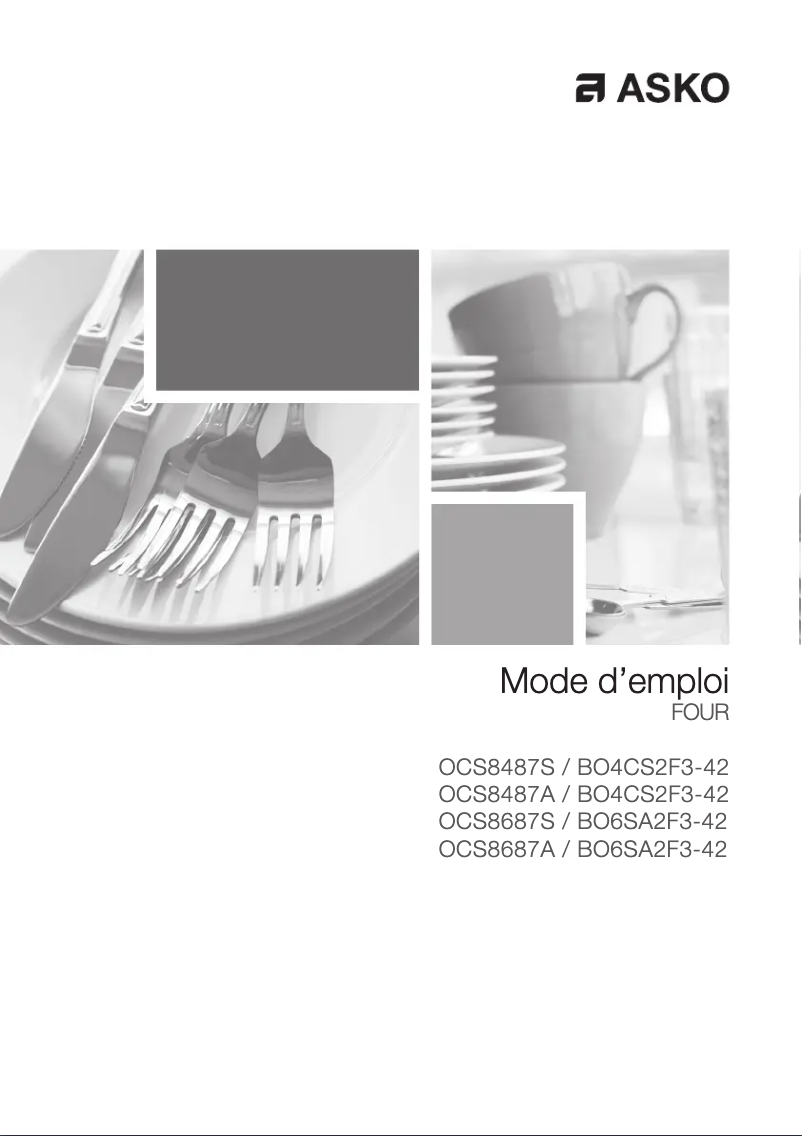 Image de la première page du manuel de l'appareil OCS8687S