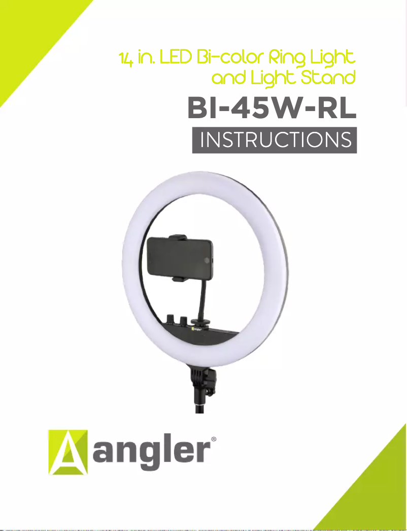 Page n°1 - Manuel utilisateur Angler BI-45W-RL
