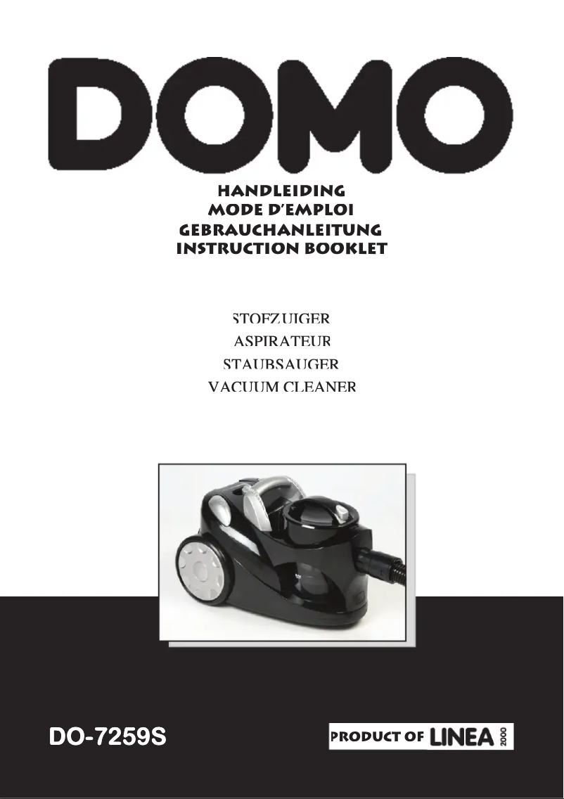 Image de la première page du manuel de l'appareil DO7259S