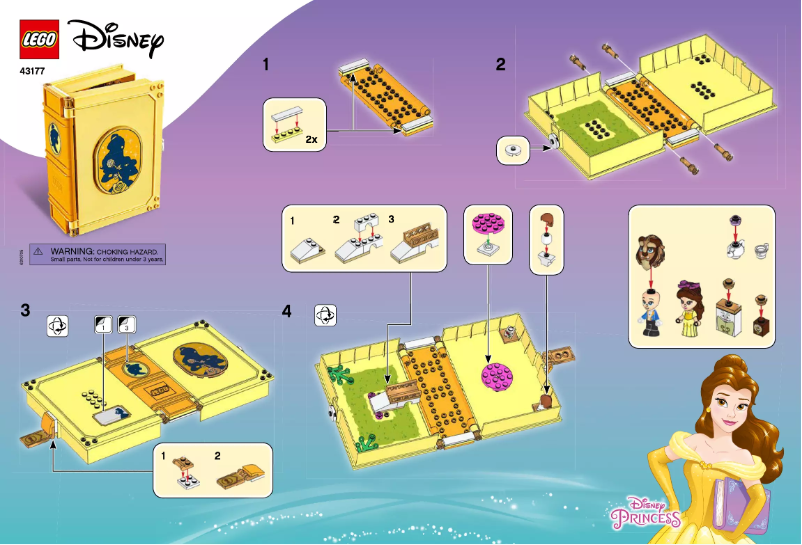Page 1 de la notice Manuel utilisateur Lego Disney 43177