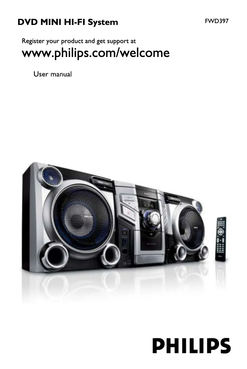 Página 1 del manual Manual de instrucciones Philips FWD397