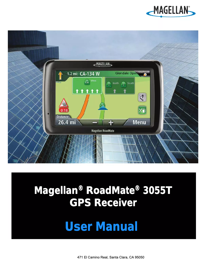 Page n°1 - Manuel utilisateur Magellan RoadMate 3055T