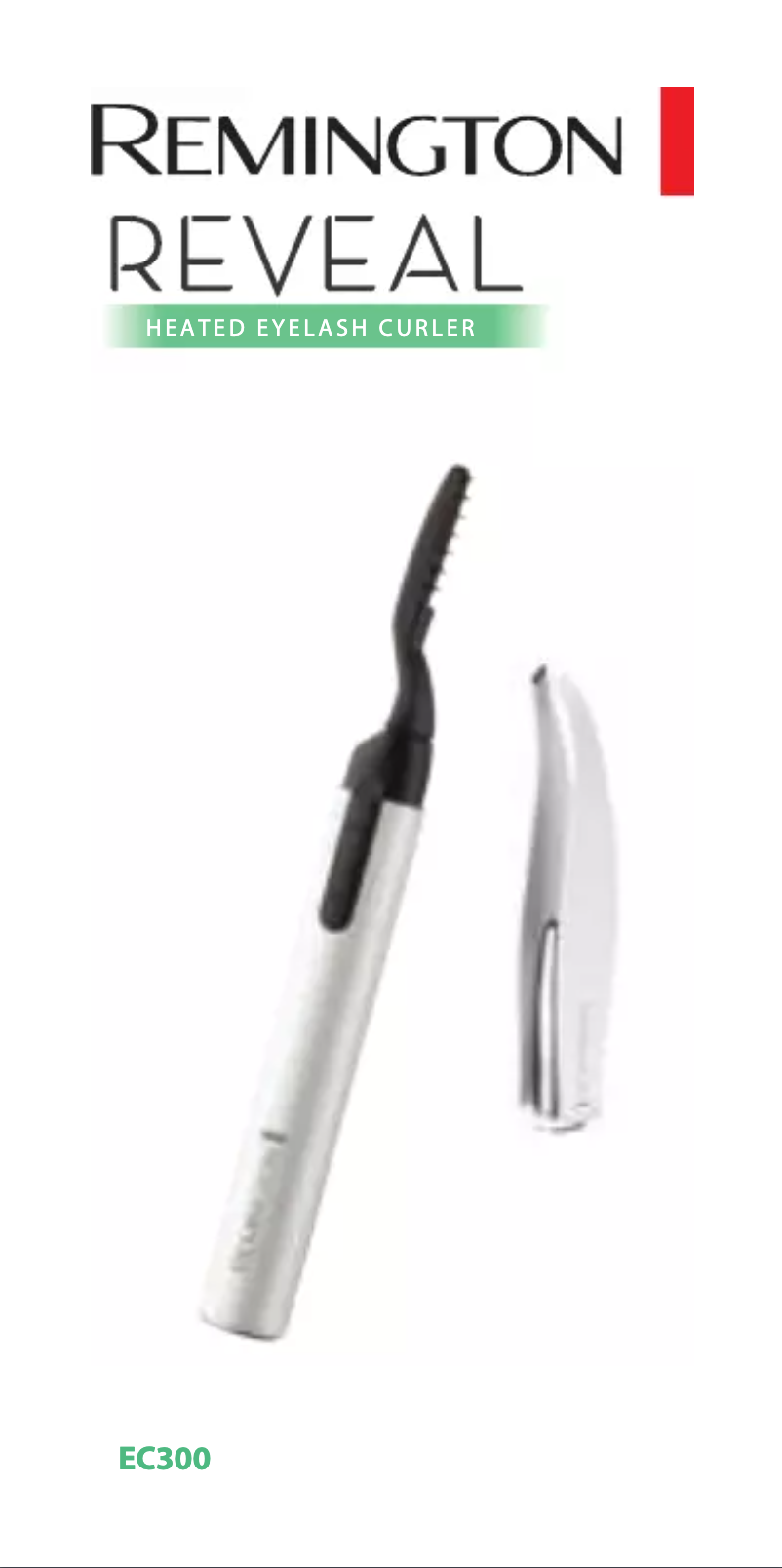 Page 1 of the manual User Manual Remington REVEAL Heated Eyelash Curler EC300