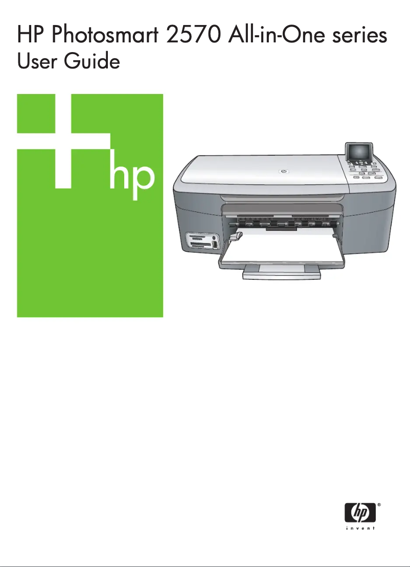 Página 1 del manual Manual de usuario HP Photosmart 2575