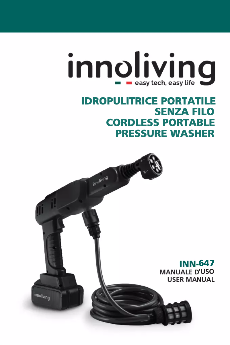 Page n°1 - Manuel utilisateur Innoliving INN-647