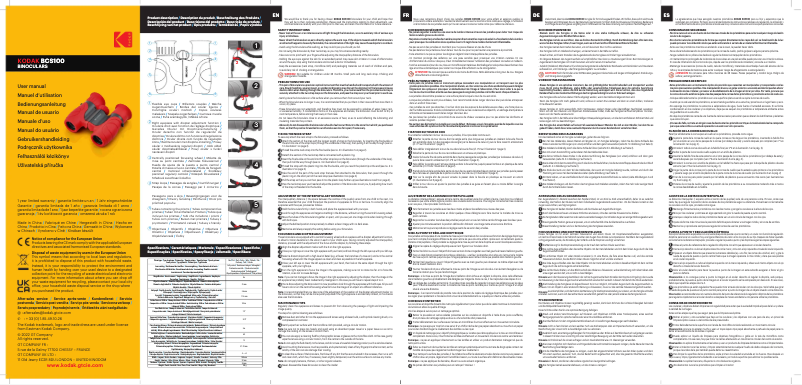 Image de la première page du manuel de l'appareil BCS100