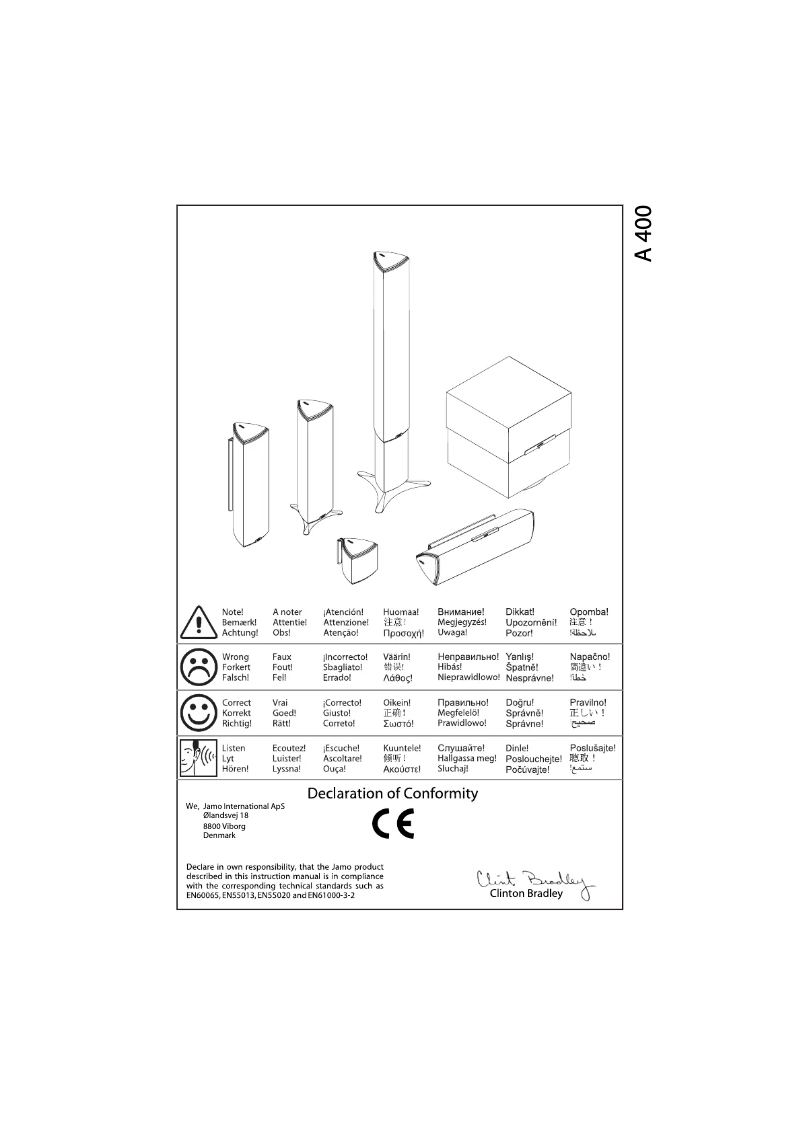 Página 1 del manual Manual de usuario Jamo A 407