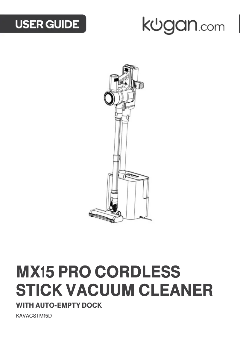 Page 1 de la notice Manuel utilisateur Kogan MX15 Pro