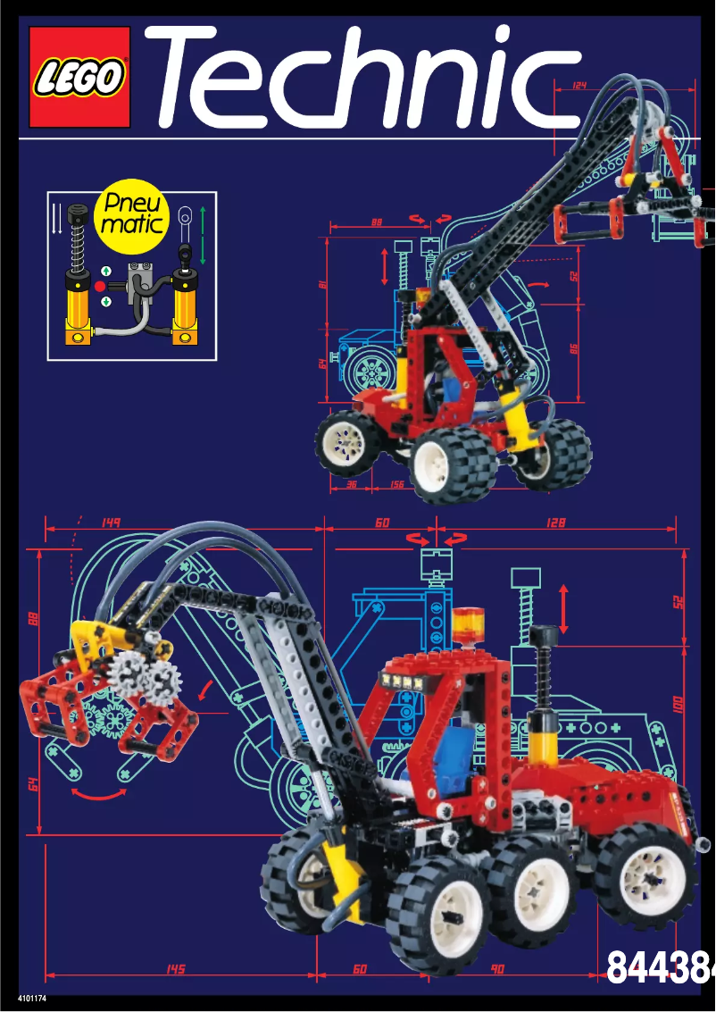 Page 1 de la notice Manuel utilisateur Lego Technic 8443