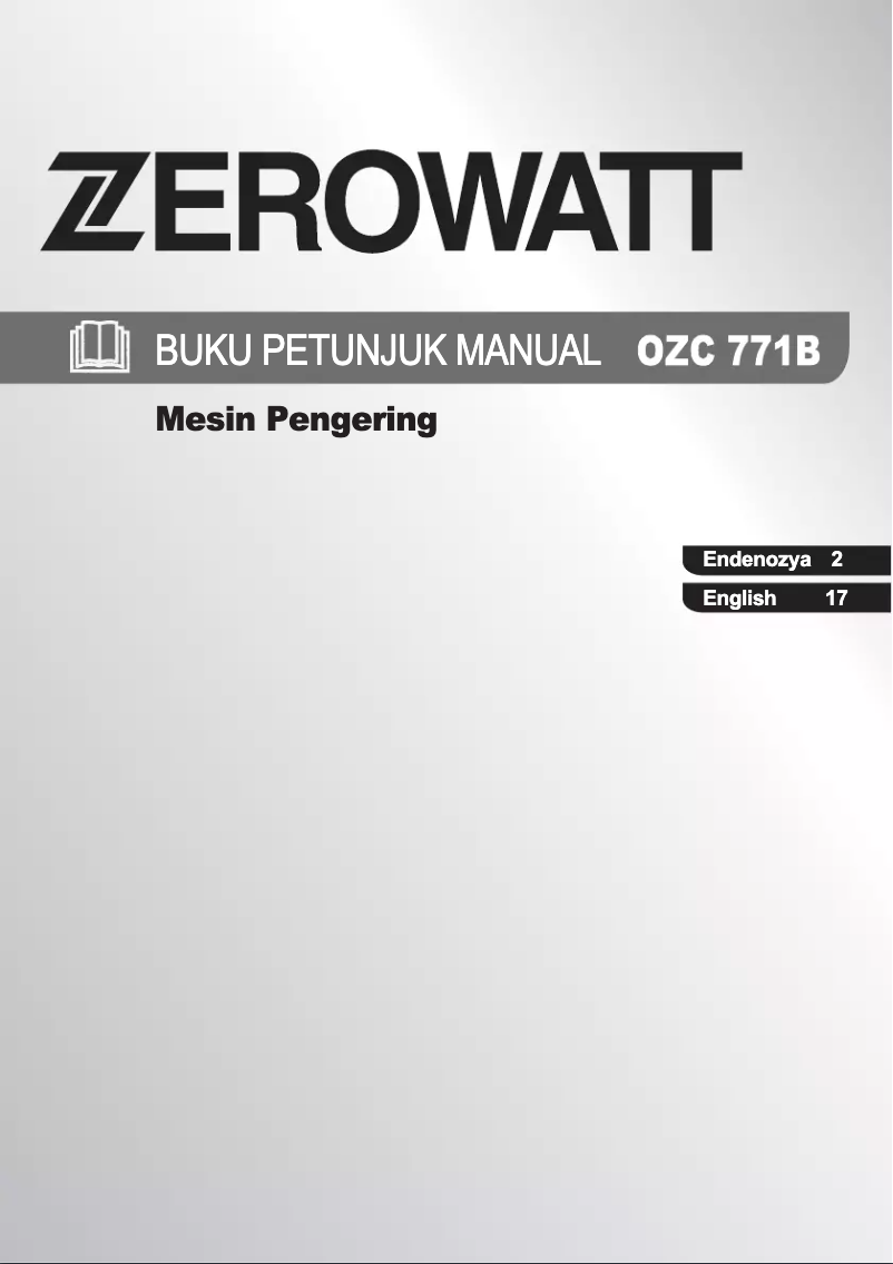 Página 1 del manual Manual de usuario Zerowatt OZC 771B