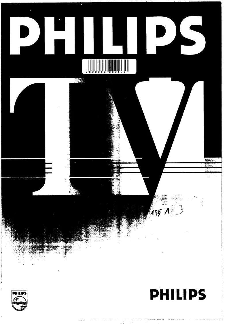 Page 1 de la notice Manuel utilisateur Philips 14PT135A