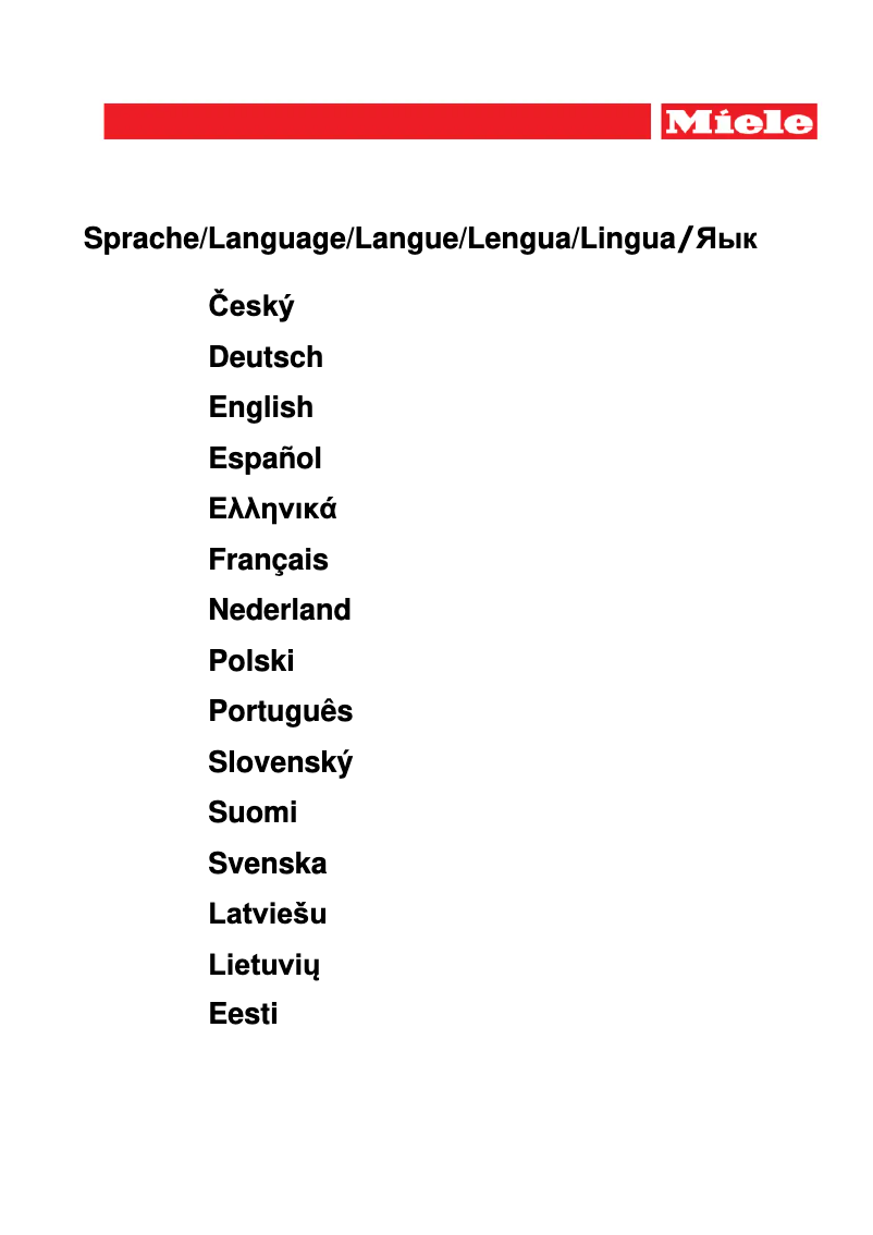 Page 1 de la notice Manuel utilisateur Miele FA C 151 L Duftflacon COCOON