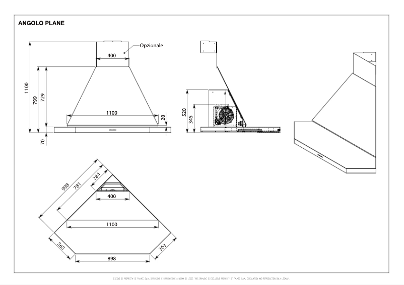 Image de la première page du manuel de l'appareil Angolo Plane
